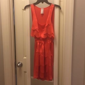 Coral dress